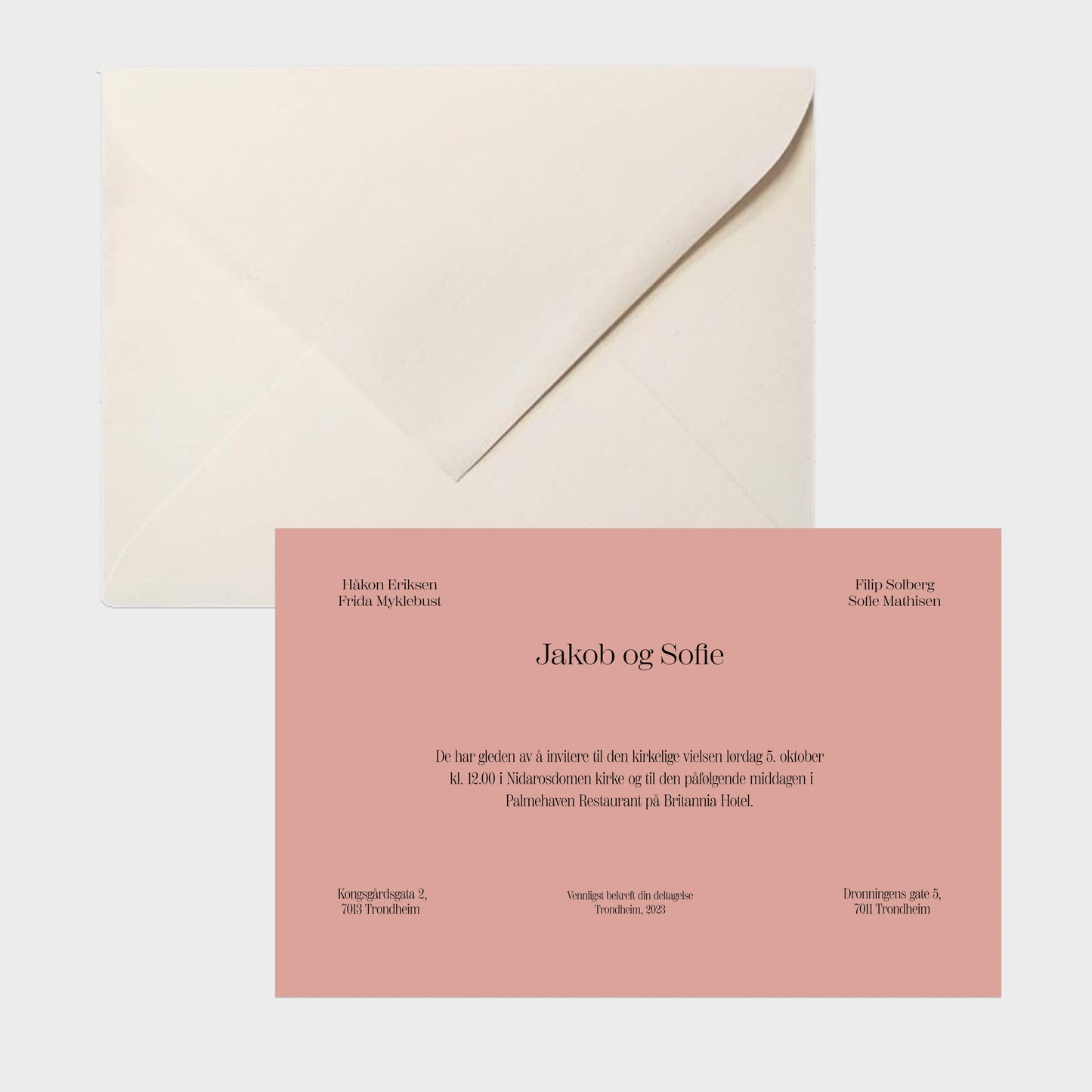 Art Nouveau Invitations