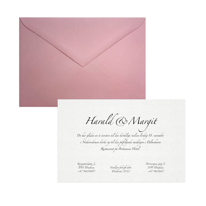 Classy wedding invitation set
