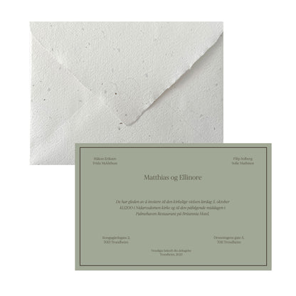 Art Nouveau wedding set