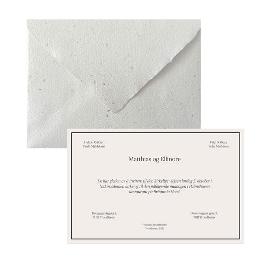 Art Nouveau wedding set